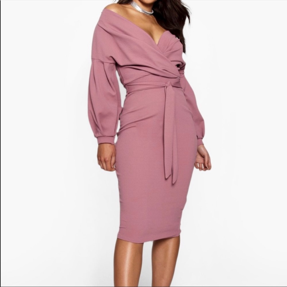 ⛔️SOLD⛔️ Pink Midi Dress